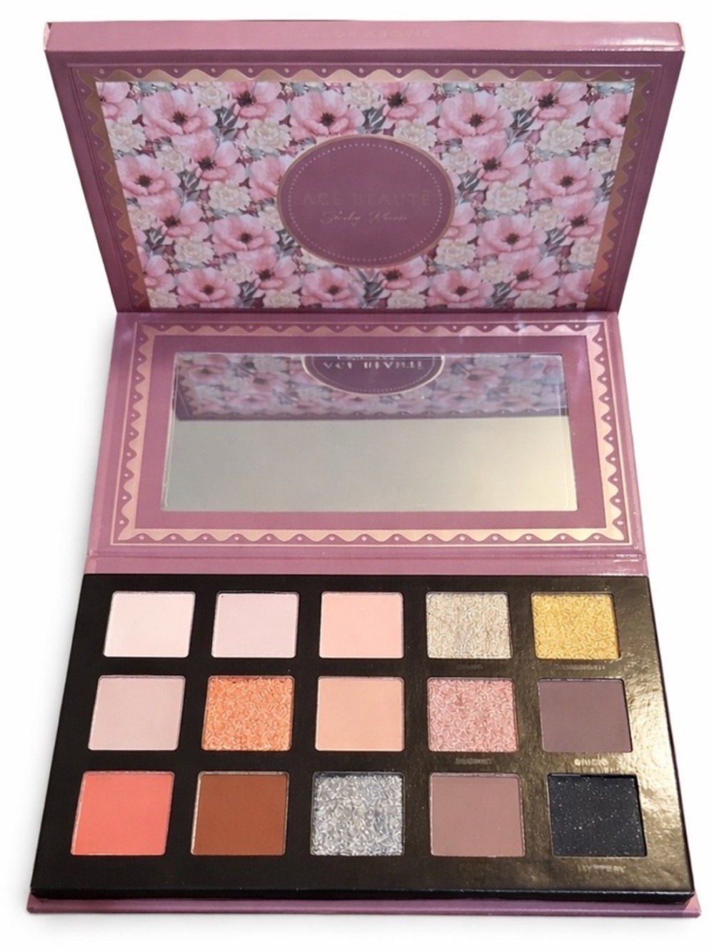 Ace Beauté Smokey Roses Eyeshadow Palette 15 Shade Full Size New in Box